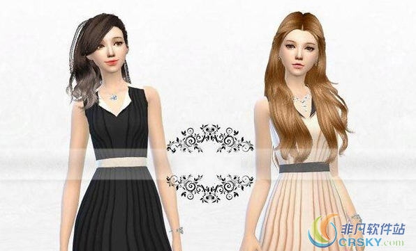 模拟人生4女性可爱褶皱服装MOD v1.21 模拟人生4女性可爱褶皱服装MOD v1.21