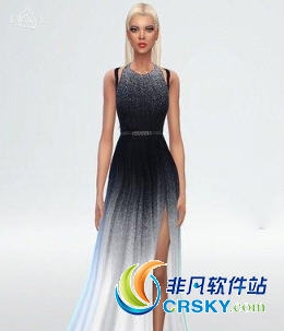 模拟人生4渐变色露腿礼服MOD v2.13 模拟人生4渐变色露腿礼服MOD v2.13