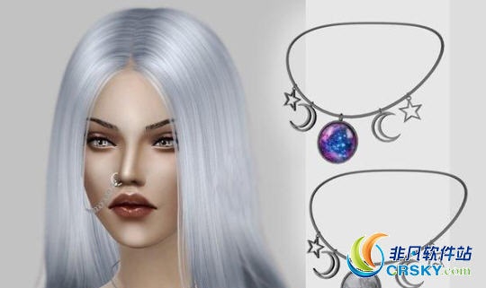 模拟人生4女性星星月亮项链MOD v1.76 模拟人生4女性星星月亮项链MOD v1.76