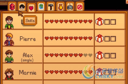 星露谷物语每个人都能够10颗心MOD v2.37