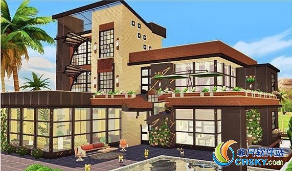 模拟人生4三层时尚豪华住宅MOD v2.32 模拟人生4三层时尚豪华住宅MOD v2.32