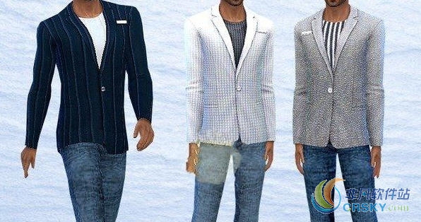 模拟人生4男士多件帅气西装MOD v1.48 模拟人生4男士多件帅气西装MOD v1.48