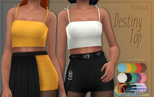 模拟人生4宽松吊带上衣MOD v1.08 模拟人生4宽松吊带上衣MOD v1.08