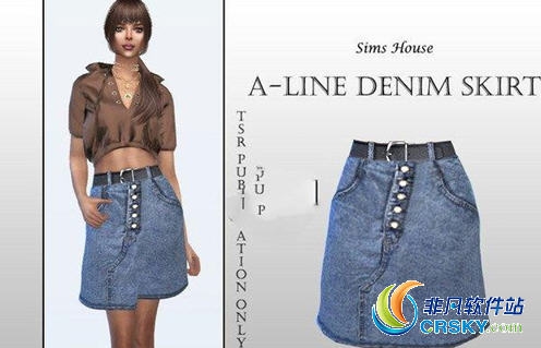 模拟人生4女士牛仔短裤MOD v1.24 模拟人生4女士牛仔短裤MOD v1.24