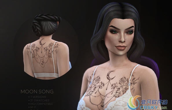 模拟人生4月之歌纹身MOD v1.32 模拟人生4月之歌纹身MOD v1.32