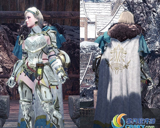 怪物猎人世界冰原宫殿盔甲MOD v2.25