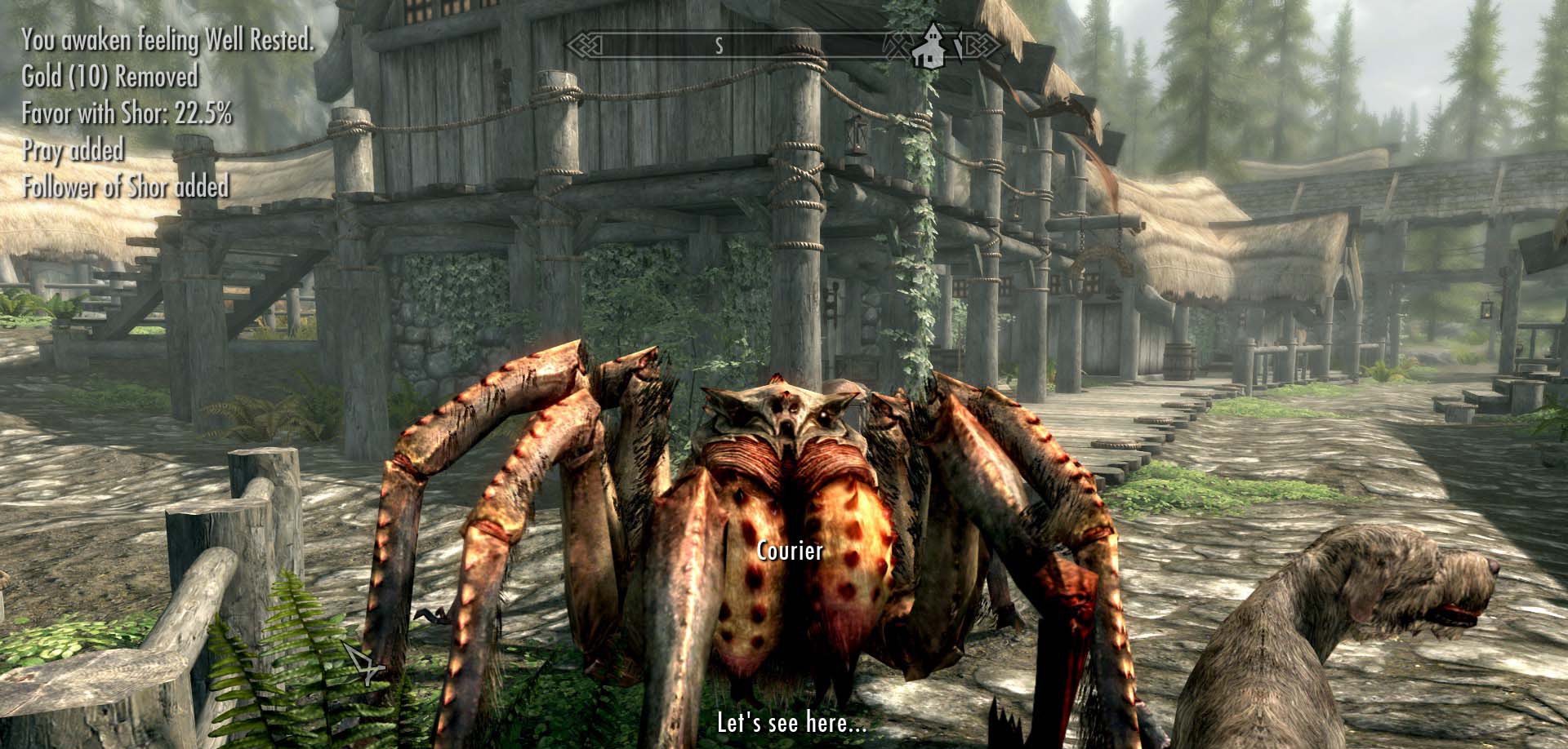 上古卷轴5冻伤蜘蛛快递员外观MOD v1.48 上古卷轴5冻伤蜘蛛快递员外观MOD v1.48