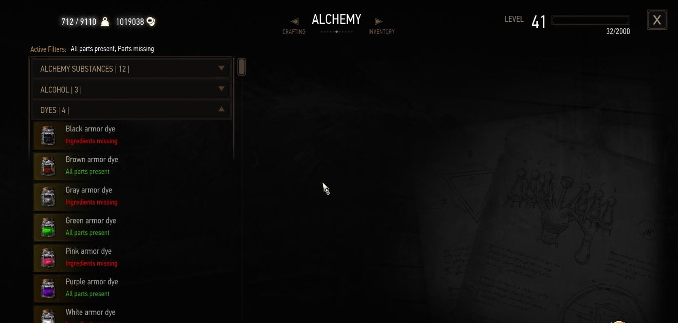 巫师3补充炼金术物品MOD v1.17 巫师3补充炼金术物品MOD v1.17