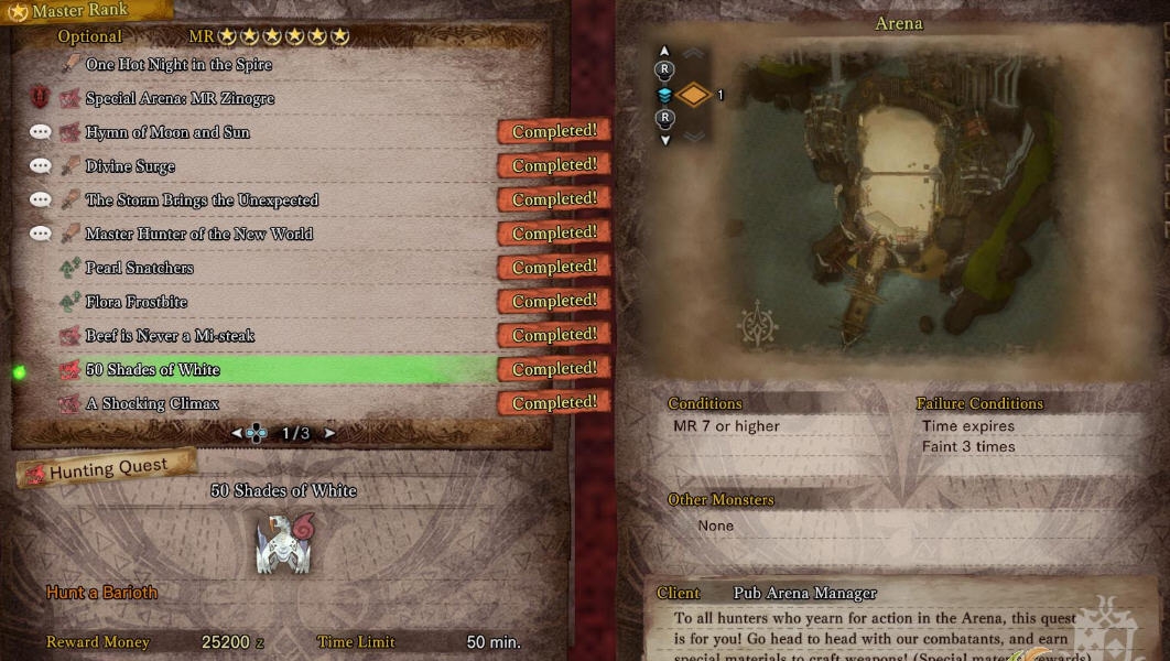 怪物猎人世界冰原永久事件任务MOD v2.05 怪物猎人世界冰原永久事件任务MOD v2.05