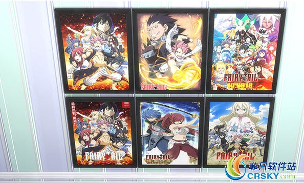 模拟人生4妖精的尾巴贴画MOD v1.14 模拟人生4妖精的尾巴贴画MOD v1.14