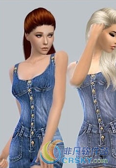 模拟人生4女款牛仔连衣裤MOD v2.63 模拟人生4女款牛仔连衣裤MOD v2.63