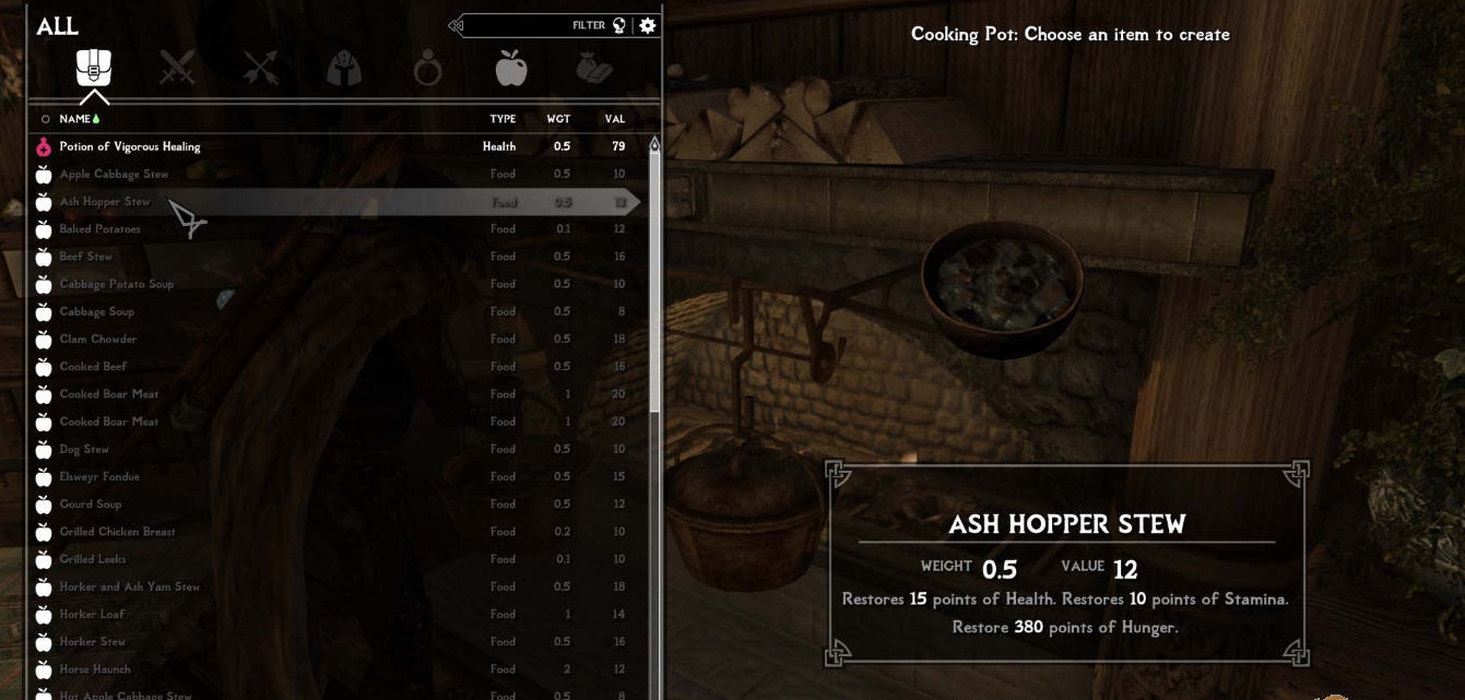 上古卷轴5简单烹饪和食物平衡MOD v2.07 上古卷轴5简单烹饪和食物平衡MOD v2.07