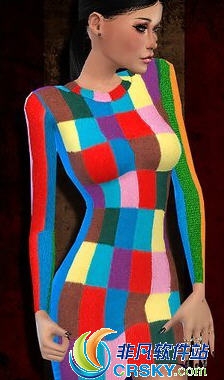 模拟人生4彩色布条连衣裙MOD v2.60 模拟人生4彩色布条连衣裙MOD v2.60