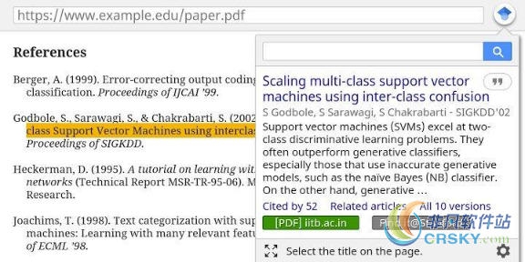 Google学术搜索 for Chrome v1.11 Google学术搜索 for Chrome v1.11