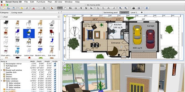 Sweet Home 3D for Mac v6.6 Sweet Home 3D for Mac v6.6