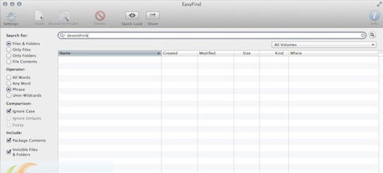 EasyFind for Mac v4.9.9 EasyFind for Mac v4.9.9
