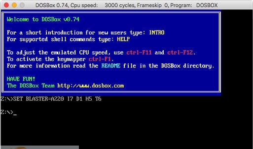 DOSBox for Mac v0.74.8 DOSBox for Mac v0.74.8