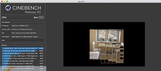 Cinebench for Mac R26 Cinebench for Mac R26