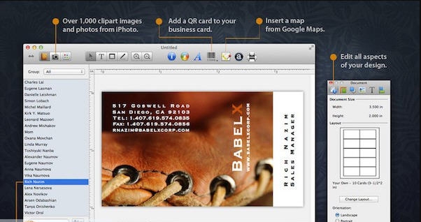 Business Card Composer for Mac v5.2.6 Business Card Composer for Mac v5.2.6