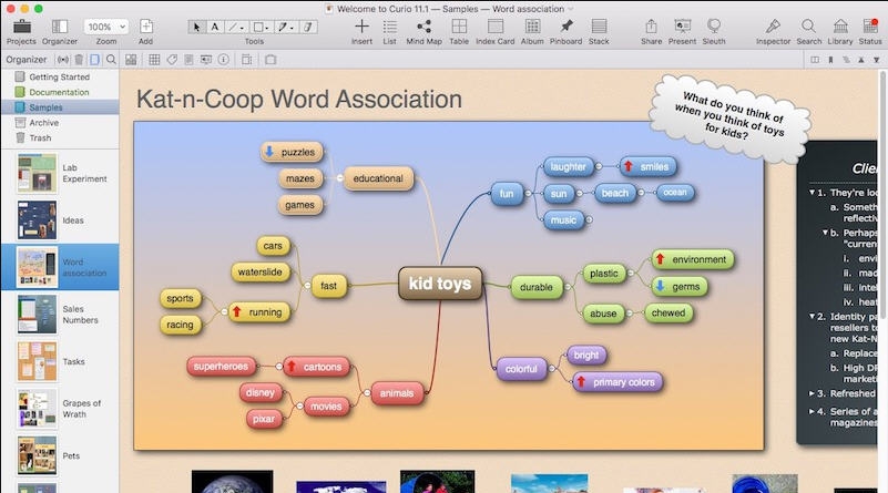 Curio for Mac v14.5 Curio for Mac v14.5