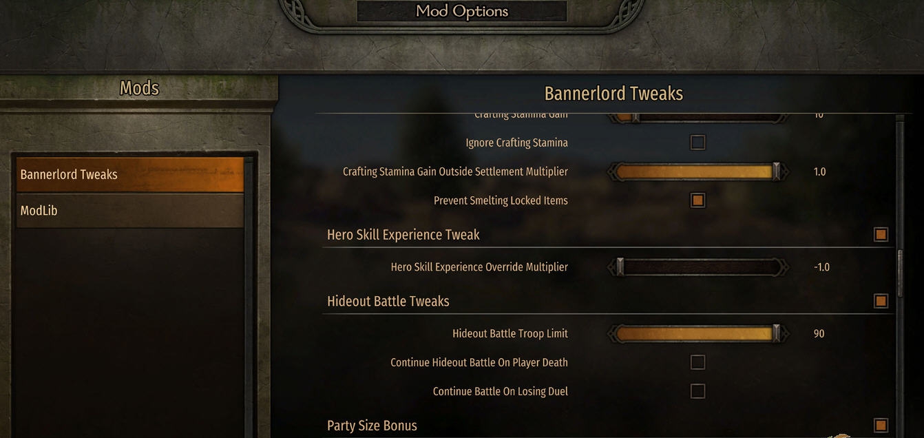 骑马与砍杀2游戏调整项MOD v2.19 骑马与砍杀2游戏调整项MOD v2.19