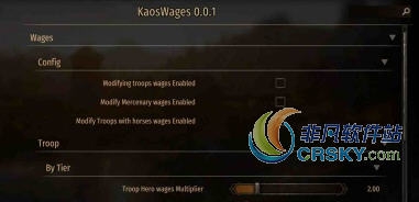 骑马与砍杀2部队工资修改MOD v1.59 骑马与砍杀2部队工资修改MOD v1.59