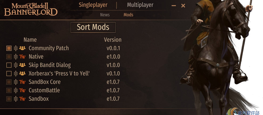 骑马与砍杀2修复启动器MOD v2.1.8 骑马与砍杀2修复启动器MOD v2.1.8
