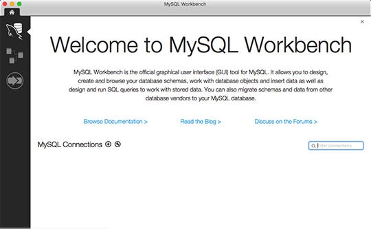 MySQL Workbench for Mac v8.0.26 MySQL Workbench for Mac v8.0.26