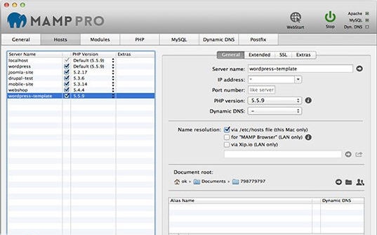 MAMP for Mac v5.12 MAMP for Mac v5.12