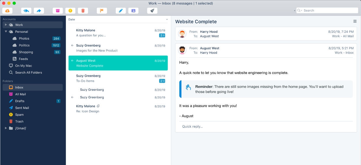 Postbox for Mac v7.0.23 Postbox for Mac v7.0.23
