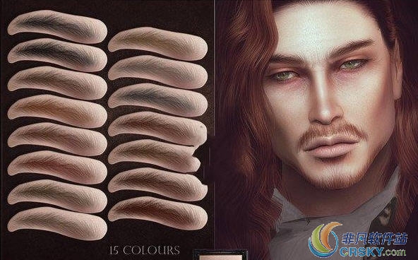 模拟人生4男士多款式眉毛MOD v1.22 模拟人生4男士多款式眉毛MOD v1.22