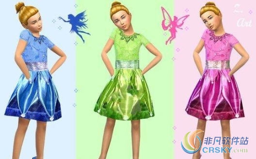 模拟人生4小仙女连衣裙MOD v1.65 模拟人生4小仙女连衣裙MOD v1.65