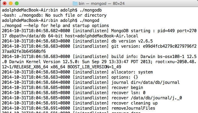 MongoDB for Mac v4.2.12