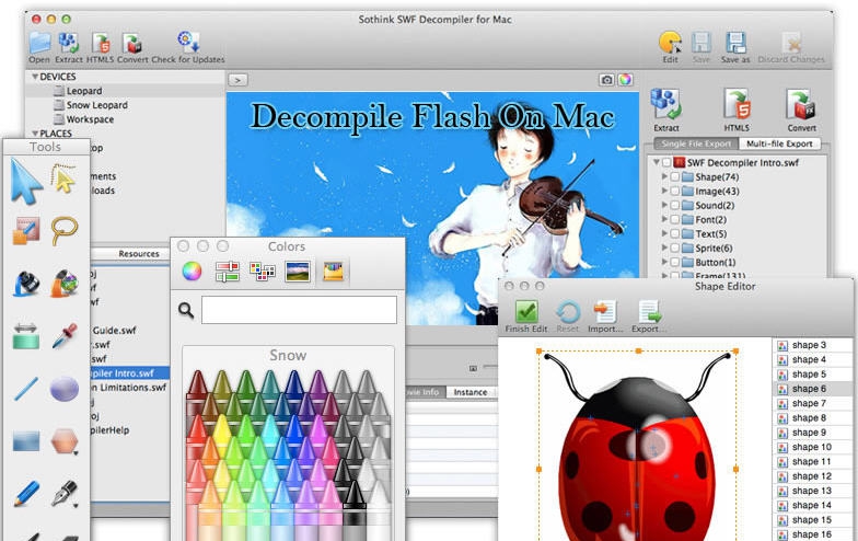 sothink swf decompiler for Mac v7.11 sothink swf decompiler for Mac v7.11