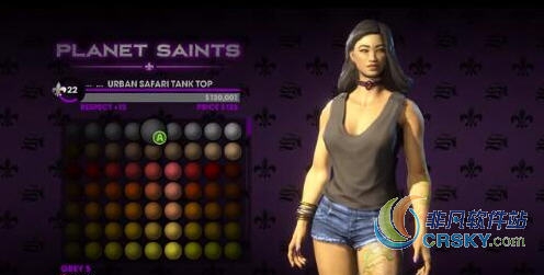 黑道圣徒3复刻版增加568种角色服装颜色MOD v1.101 黑道圣徒3复刻版增加568种角色服装颜色MOD v1.101