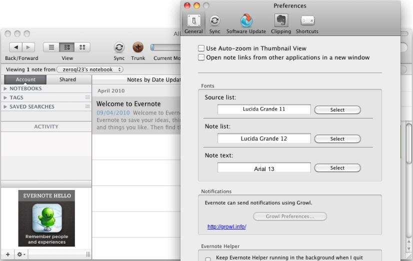 Evernote for Mac v7.19 Evernote for Mac v7.19