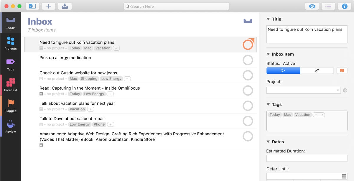 OmniFocus for Mac v3.13 OmniFocus for Mac v3.13
