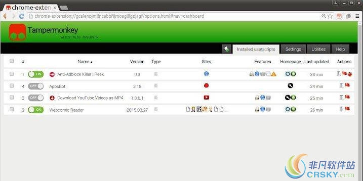 Tampermonkey beta for Chrome v4.10.6117 Tampermonkey beta for Chrome v4.10.6117