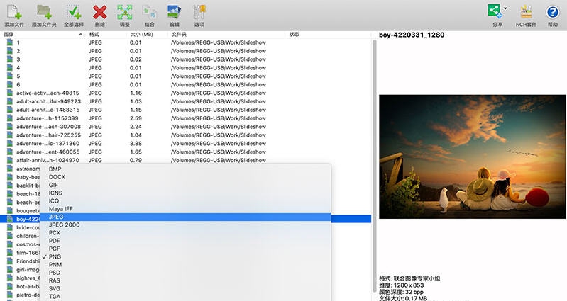 NCH Pixillion图像照片格式转换软件 v7.6