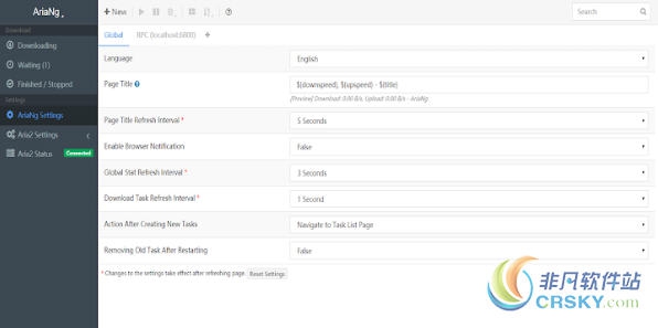 Aria2 for Chrome v1.3.5 Aria2 for Chrome v1.3.5