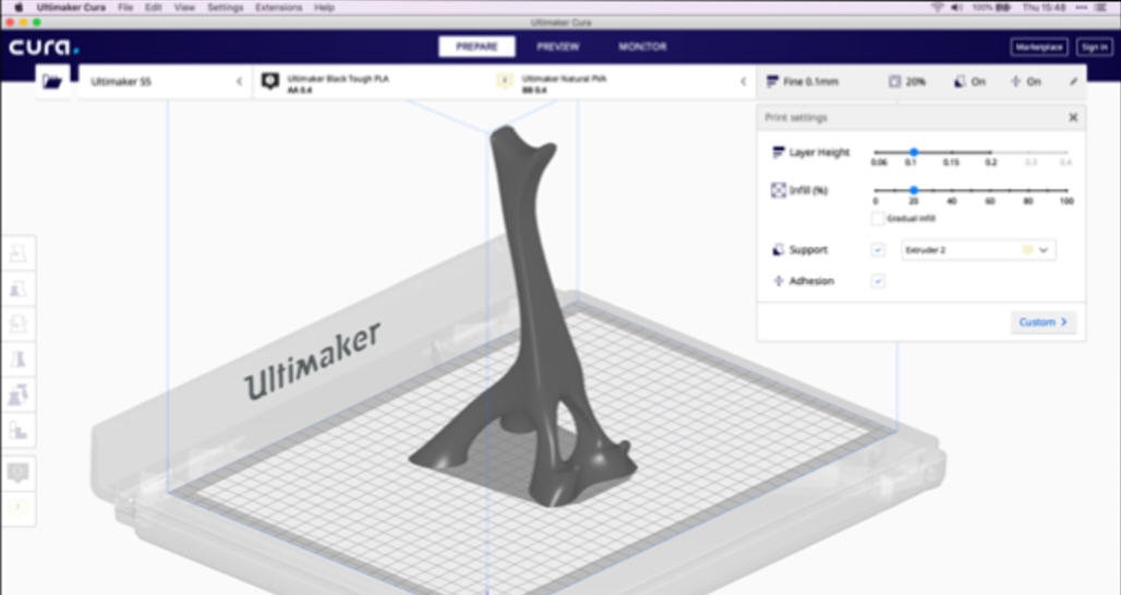 Ultimaker Cura for Mac v4.6.6 Ultimaker Cura for Mac v4.6.6