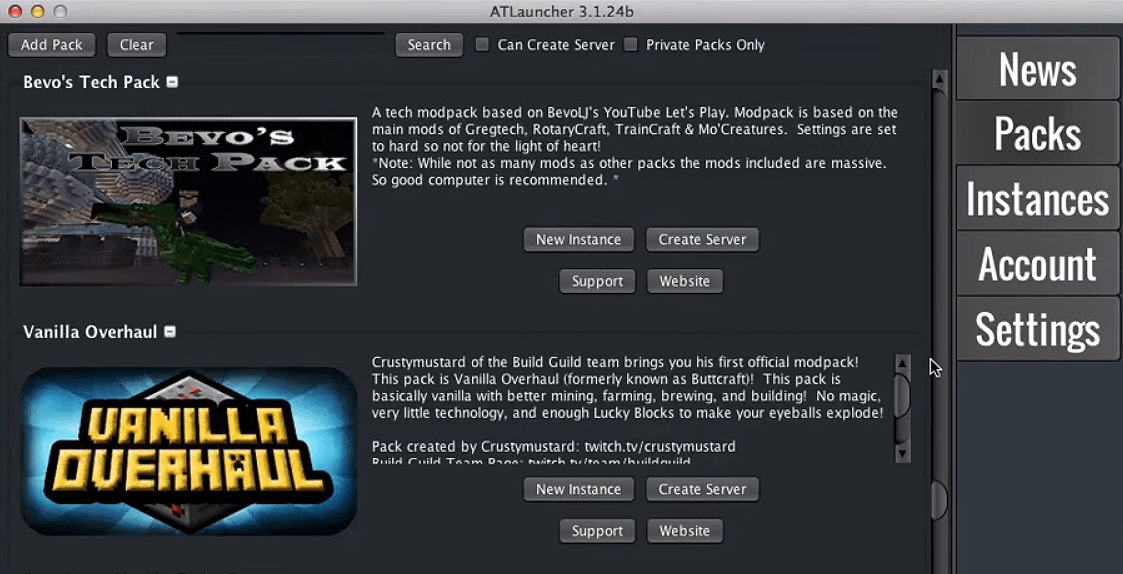 ATLauncher for Mac v3.3.4.11 ATLauncher for Mac v3.3.4.11