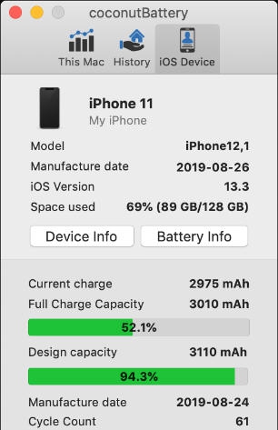 coconutBattery for Mac v3.9.6