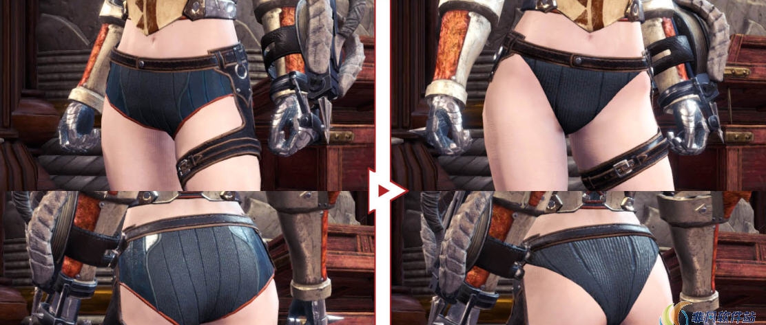 怪物猎人世界冰原黑带盔甲MOD v1.81 怪物猎人世界冰原黑带盔甲MOD v1.81