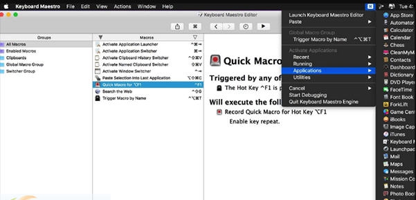 Keyboard Maestro for Mac v9.0.12