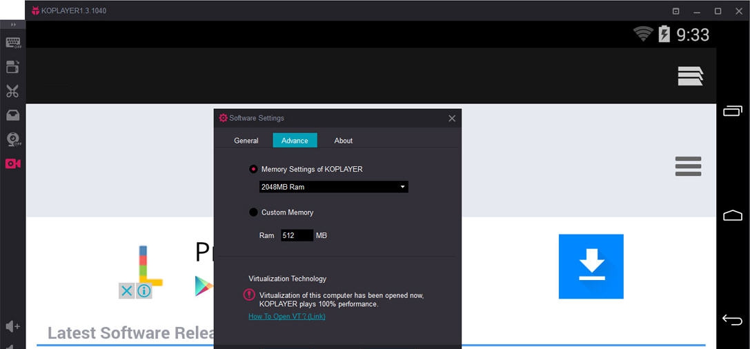 KOPLAYER for Mac v2.0.8 KOPLAYER for Mac v2.0.8