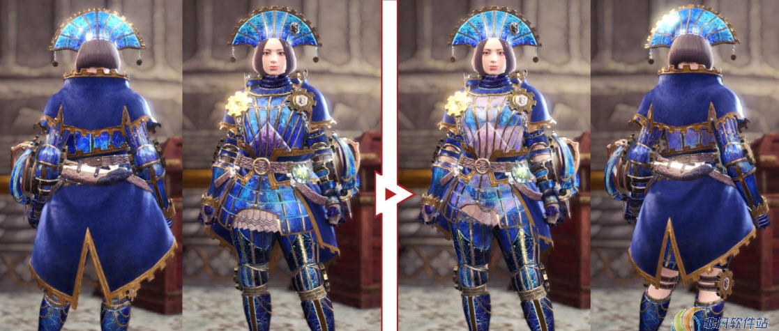 怪物猎人世界冰原半透明的女皇套MOD v2.23 怪物猎人世界冰原半透明的女皇套MOD v2.23