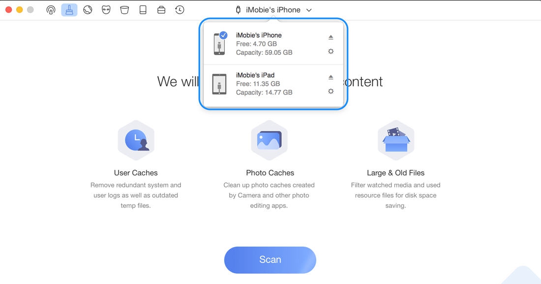 PhoneClean for Mac v5.5.5 PhoneClean for Mac v5.5.5