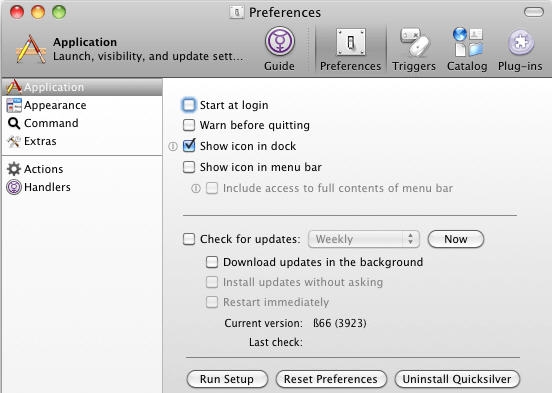 Quicksilver for Mac v1.6.6 Quicksilver for Mac v1.6.6