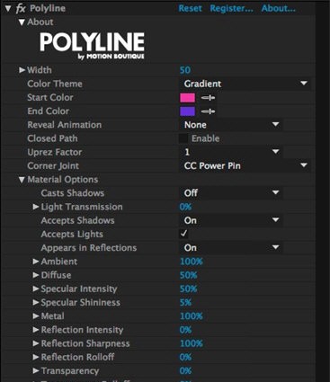 Polyline(三维彩色多边形折线动画特效AE脚本) 1.7 Polyline(三维彩色多边形折线动画特效AE脚本) 1.7